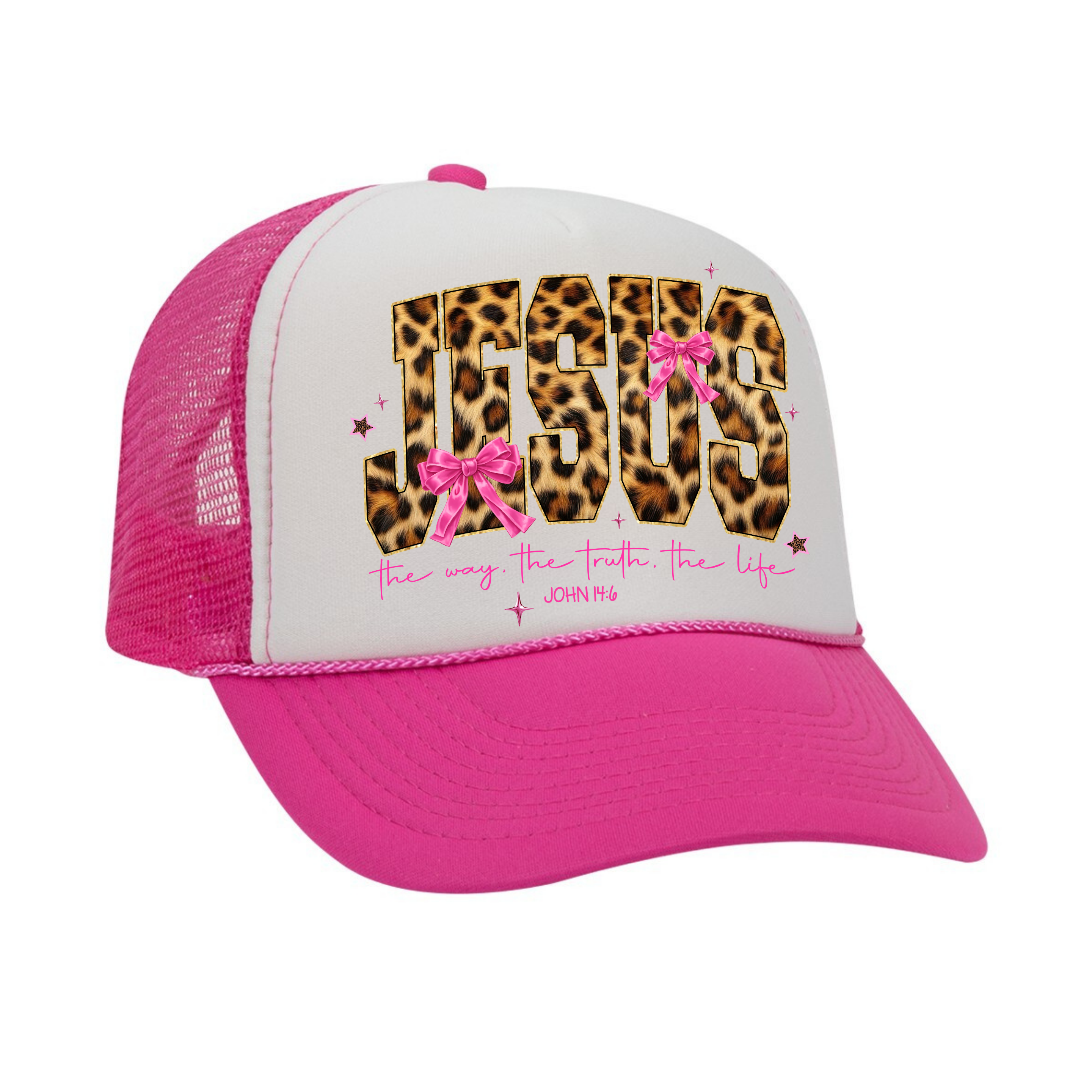 "Jesus, The Way, The Truth, The Life" Snapback Trucker Hat