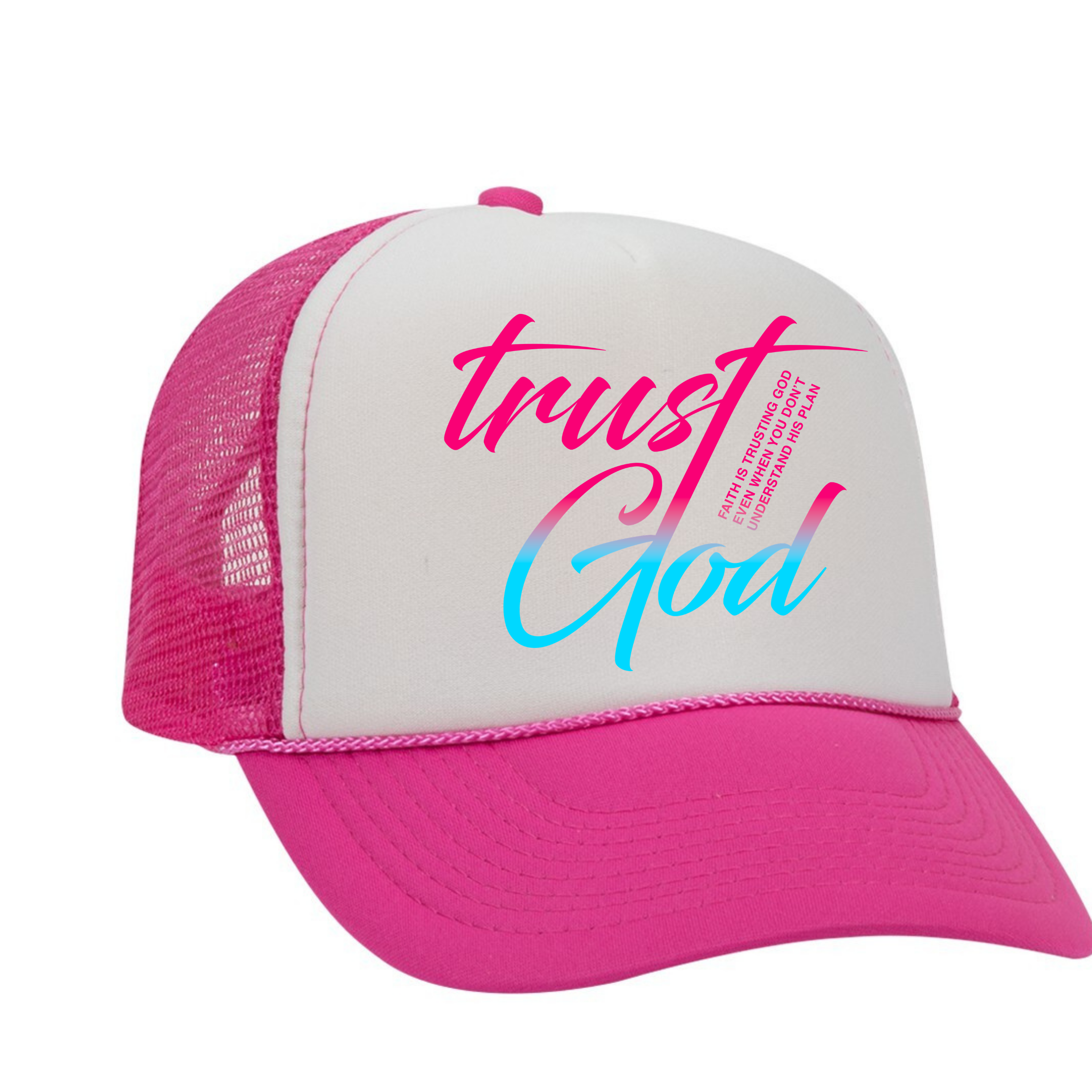"Trust God" Snapback Trucker Hat