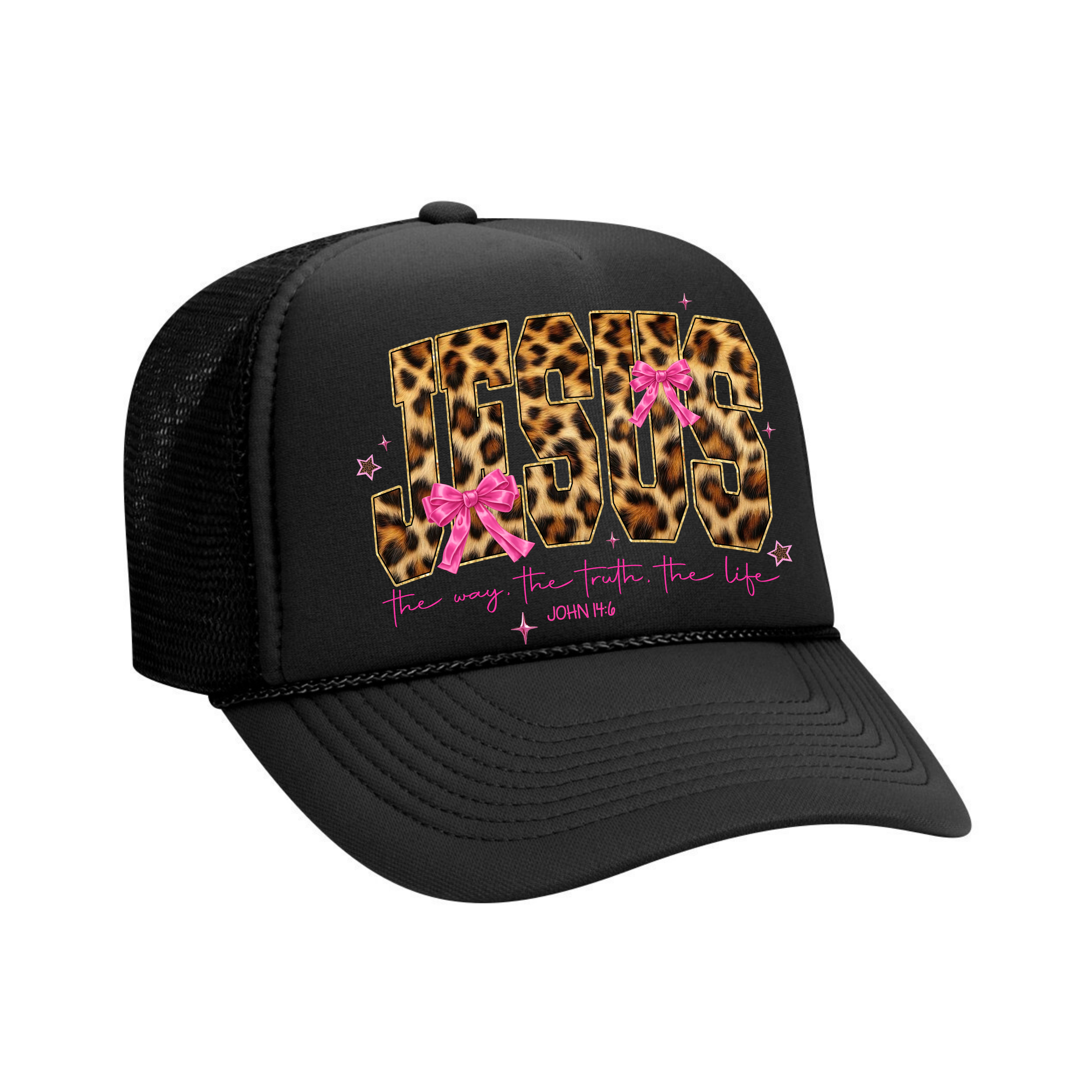 "Jesus, The Way, The Truth, The Life" Snapback Trucker Hat