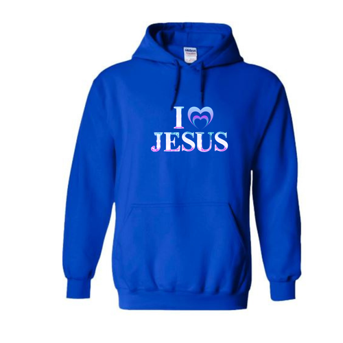"I LOVE JESUS" HOODIE